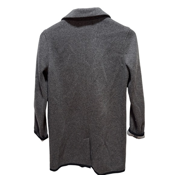 Lucky Brand Women Gray Blazer Jacket Knit Trim XS - Picture 6 of 6